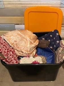 Tote with a Variety of Fabrics