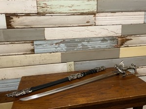 Carbon Steel Blade all Metal Chinese Year of the Dragon Sword and Scabbard