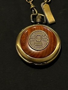 Coleman Railroad Night Sight Pocket Watch with Fob