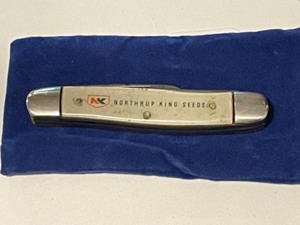Vintage Northrup King Seeds 3 Blade Pocket Knife 1950