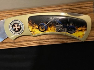 Huge Sturgis 06 Commemorative Limited Edition Lock Back Knife Carbon Steel Blade 17 Long