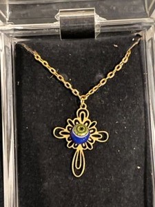 Cross with Stone Necklace