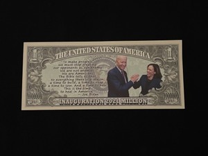 Joe Biden 46th President Inauguration 2021 Million Commemorative Bill