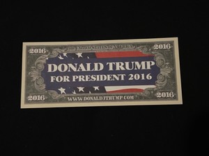 Trump 2016 Trump Commemorative Bill