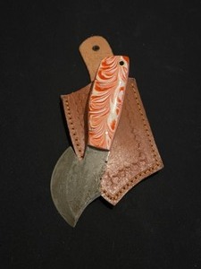 Custom Handmade Damascus Steel Blade Hunting Knife