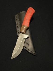 Custom Handmade Hunting Knife Damascus Blade