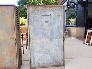 lot 2 image: Vintage Industrial Cabinet  #1  of  2