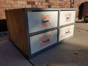 lot 13 image: Sturdy Workshop Drawers