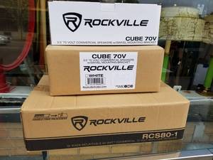 lot 28 image: NIB Rockville Commercial Grade Sound System