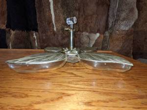 lot 34 image: Art Deco Karoff Originals 4 Section Leaf Condiment Server