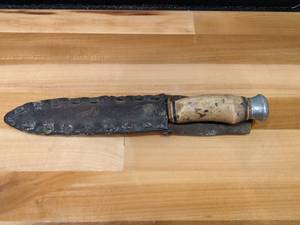 lot 57 image: 1950s Keinel & Piel Fixed Blade Survival Knife, Germany