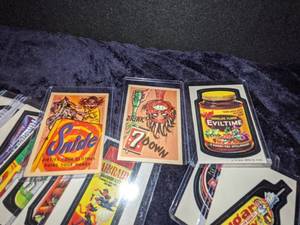 lot 92 image: 1970s Topps Wacky Packages Humorous Trading Cards
