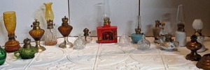 lot 95 image: Collection of Small Oil Lamps