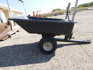 lot 9 image: LD-8 Tow Behind Poly Utility Cart
