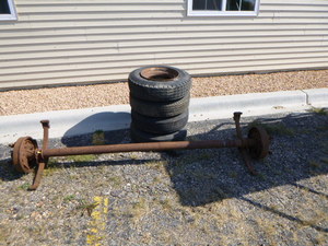 lot 14 image: Tires and Axle