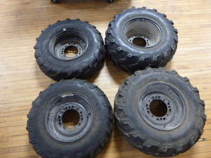 lot 31 image: Set of 4-Wheeler Tires and Rims