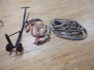 lot 40 image: Tow Rope and Trailer Dolly