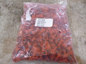 lot 89 image: Red Wire Connectors