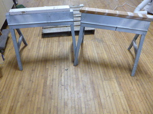 lot 171 image: Folding Metal Saw Horses