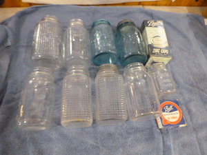 lot 179 image: Old Canning Jars