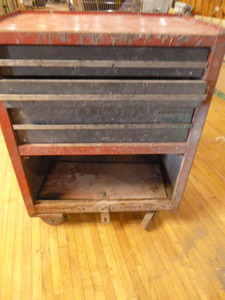 lot 200 image: 3 Drawer Rolling Toolbox