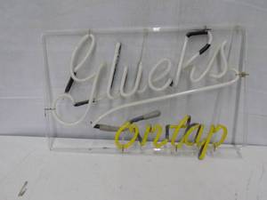 Beer Sign Neon Tubes Gluers On Tap