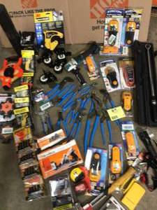lot 15 image: Lot of Assorted and Mixed Hand Tools and Misc various sizes models brands and conditions See Pictures