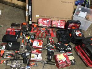 lot 22 image: Lot of Assorted and Mixed Husky Hand Tools and hardware various models and conditions See Pictures