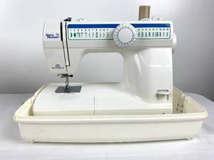 lot 207 image: Vintage, White Brand Sewing Machine