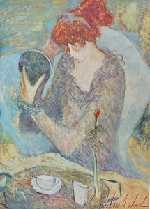 lot 271 image: RoseBud Signed and Numbered Print by Barbara Wood