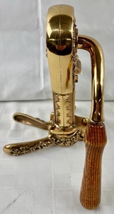 lot 251 image: Vintner Solid Brass Wine Opener