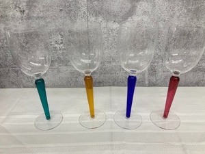 lot 3 image: Whimsical & Colorful Decor and Wineglasses
