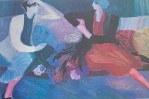 lot 211 image: Signed Limited Edition - Barbara Wood Best Friends