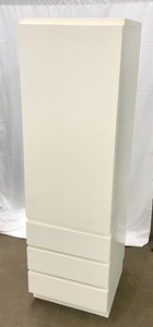 lot 68 image: White Stacking Narrow Armoire, Made by Muura Me in Finland