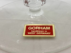 lot 76 image: Tivoli Pattern Gorham Crystal Water and Wine Goblets