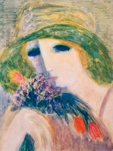 lot 218 image: Barbara Wood Signed Framed Print - Pearl- Limited Edition