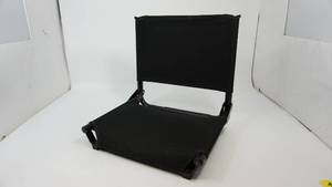 lot 10 image: Black Canvas Padded Stadium Seat