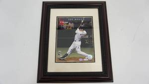 lot 1A image: Framed & Matted Picture Of Joe Mauer--2006 American League Batting Title--Signed By Joe Mauer