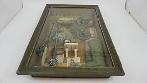 lot 68 image: Fishing Shadow Box