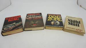 lot 102 image: Four Stephen King Books