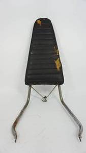 lot 129 image: Black Leather Seat For A Motorcycle
