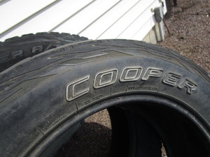 lot 57 image: (4) Used Cooper 27555 R 20 Pickup Tires