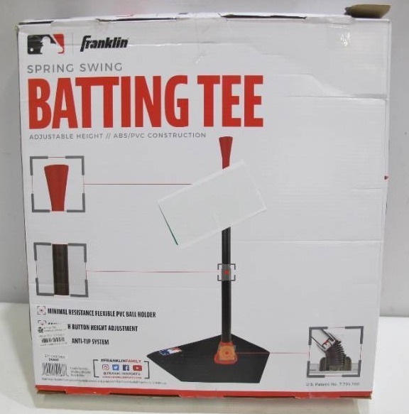 lot 646 image: Franklin Spring Swing Baseball Batting Tee MLB Twins