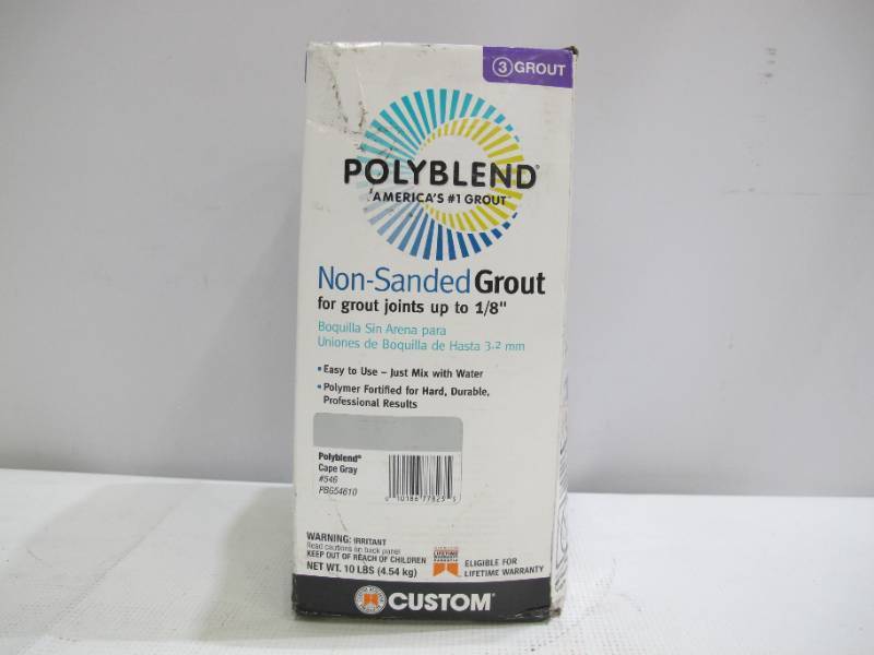 lot 718 image: Polyblend Non-Sanded Grout for Grout Joints up to 18 In