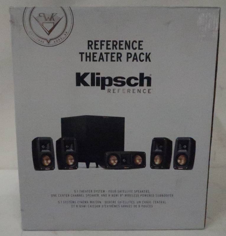 lot 634 image: Klipsch Reference Theater Pack 5.1 Channel Surround Sound System