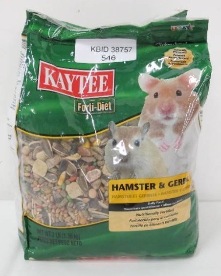 lot 666 image: 4 Pack Kaytee Forti-Diet Hamster and Gerbil Food 12 Lbs