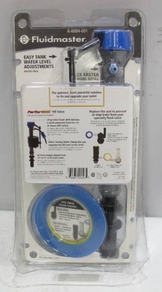 lot 689 image: Fluidmaster PerforMAX Fill Valve and Seal Kit for Kohler AquaPiston and American Standard Champion Flush Valve