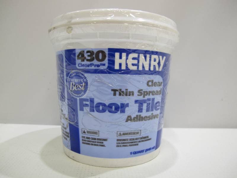 lot 684 image: Henry 430 1 Qt. ClearPro VCT Adhesive
