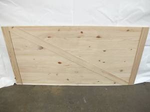 lot 601 image: Unfinished Barn Door - 42.25 x 84 x 1.5 - no Hardware