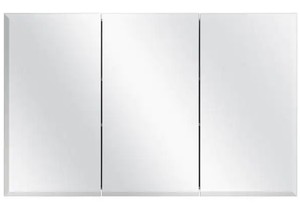 lot 620 image: Glacier Bay 48-38 in. W x 30 in. H Frameless Surface-Mount Tri-View Bathroom Medicine Cabinet